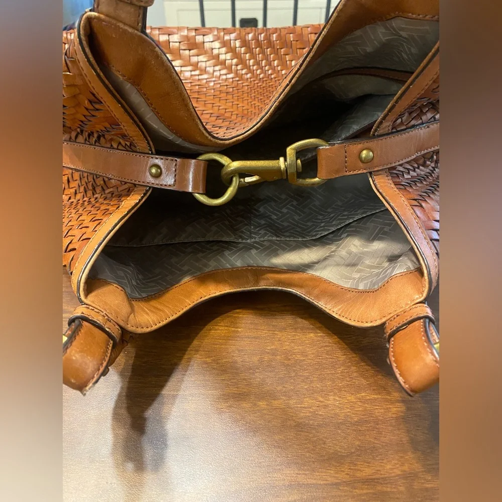 Cole Haan Genevieve Woven Leather Handbag - Picture 9 of 11